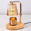 Dimmable Candle Warmer Lamp, Flameless Electric Wax Warmer for Scented
