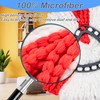 6 Pack Mop Head Replacement Compatible for vileda Triangle Swivel