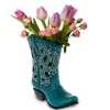 Hobby Lobby Turquoise Cowboy Boot Vase