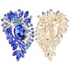 2Pcs Corsage Brooch Fashion Retro Exquisite Alloy Pins Applique Clothing