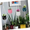 KONTONTY Hanging Planter for Indoor Use Material Hanging Flower Pot