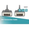 DIGITUS DVI Anschlusskabel, DVI(24+1), St/St, 1.0m, DVI-D Dual Link -