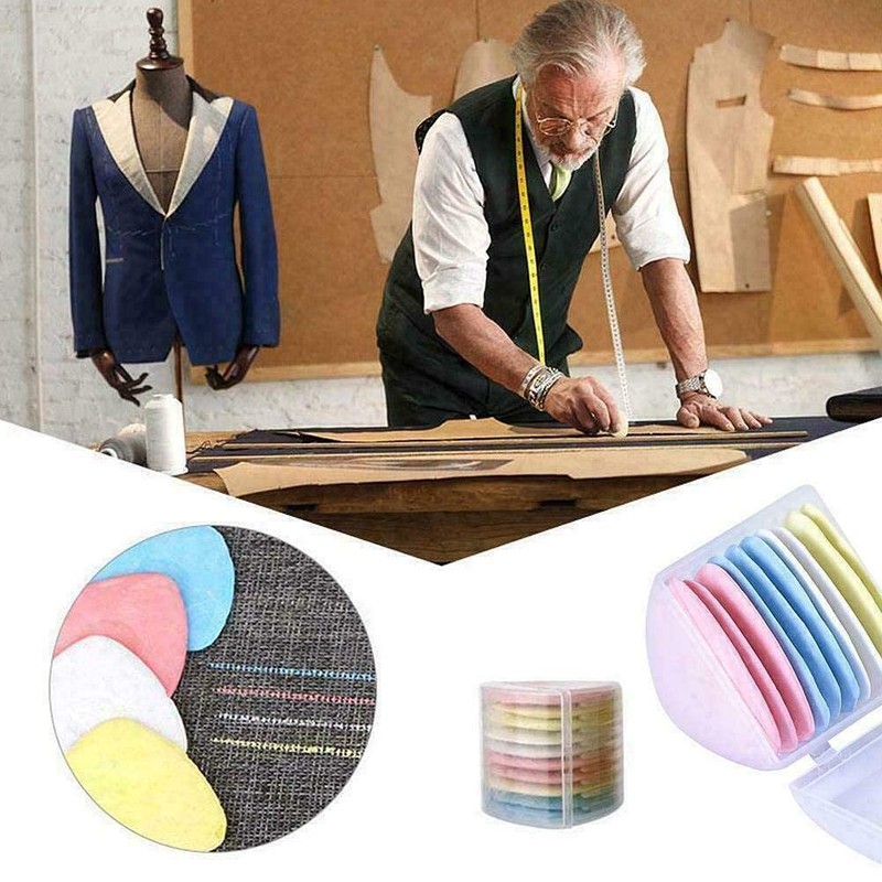 OZXTYO Triangle Tailors Chalk,Sewing Fabric Chalk and Fabric Markers for