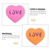 Operitacx Pack of 20 Cute Heart-Shaped Erasers Dry Erase Magnetic
