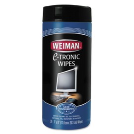 Weiman 93 E-tronic Wipes, 5 x 7, 30/Canister