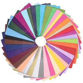 LilaLemon 120 Sheets Multicolor Tissue Paper, 10 * 10CM Rainbow Tissue Paper, Bulk Gift Wrapping for DIY Art Craft Floral Birthday Party Festival