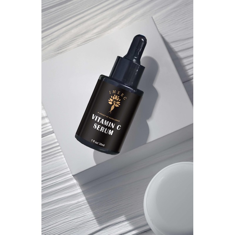 IMKRC Vitamin C Serum, 20% L-Ascorbic Acid, with Hyaluronic Acid,