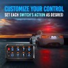 MICTUNING LED Touch Switch Panel 8 Gang Car Marine Boat
