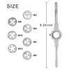 JONMON 8Pcs Metric Dies Set - Adjustable Die Wrench, M25