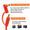 LANMINGLEL 14AWG DC 8mm Extension Cable, DC7909 Solar Panel Power