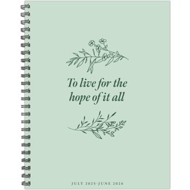 Willow Creek Press Weekly Softcover Planner, Live For the Hope Academic July 2025 - June 2026 8.5" x 11" Weekly Softcover Planner