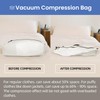 BAGAIL TPU Vacuum Bag for Travel, Reusable Compression Bag with