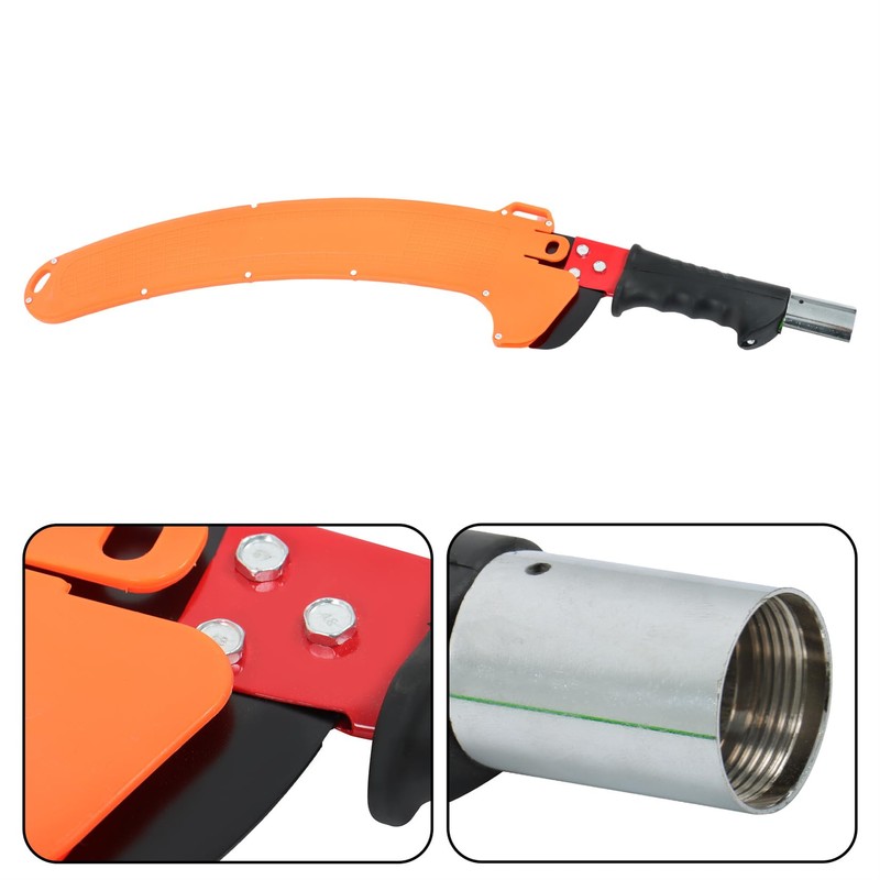 findmall 30ft Manual Pole Saw Extendable Tree Pruner Sharp Steel
