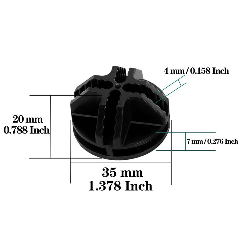 30Pcs Wire Cube Connectors Plastic Storage Cube Connectors, Wire Grid