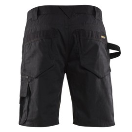 Blaklader Men's Ripstop Durable Breathable Stretch Work Shorts, Black, 38