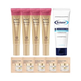 AHC Eye Cream Season 12 40ml x4 + Jas Ectoin Moisturizing Cream 100ml + 5 Samples / AHC 아이크림 시즌12 40ml x4 + 쟈스 엑토인 보습크림 100ml + 샘플5매