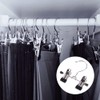 6 x Double Adjustable Clips Boot Hanger, Ultra Thin Space