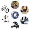 ZXfad 6pcs 608RS ABEC-9 Kugellager, geeignet für Skateboard, Roller und