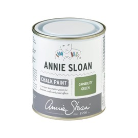 Annie Sloan Chalk Paint® (Capability Green, 500 ml/16.9 Fl Oz) a unique decorative paint for furniture, cabinets and home décor with no sanding or priming