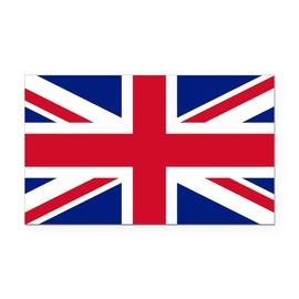 CafePress Union Jack Rectangle Car Bumper Magnet