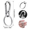 Molain Metal Keychain Carabiner Clip Keychain Chain Clips Hook Holder