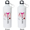Crazy Sutra Classic Printed Quote Water Bottle/Sipper White - 600Ml