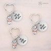 FABACH Love Keyring Guardian Angel Lucky Charm with Heart and