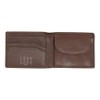 MUSTANG Fresno Leather Wallet Brown, brown, Classic