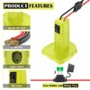 1 Packs Power Wheel Adapter for Ryobi 18V Battery Adapter