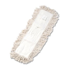 Boardwalk 1324 Industrial Dust Mop Head, Hygrade Cotton, 24w x 5d, White