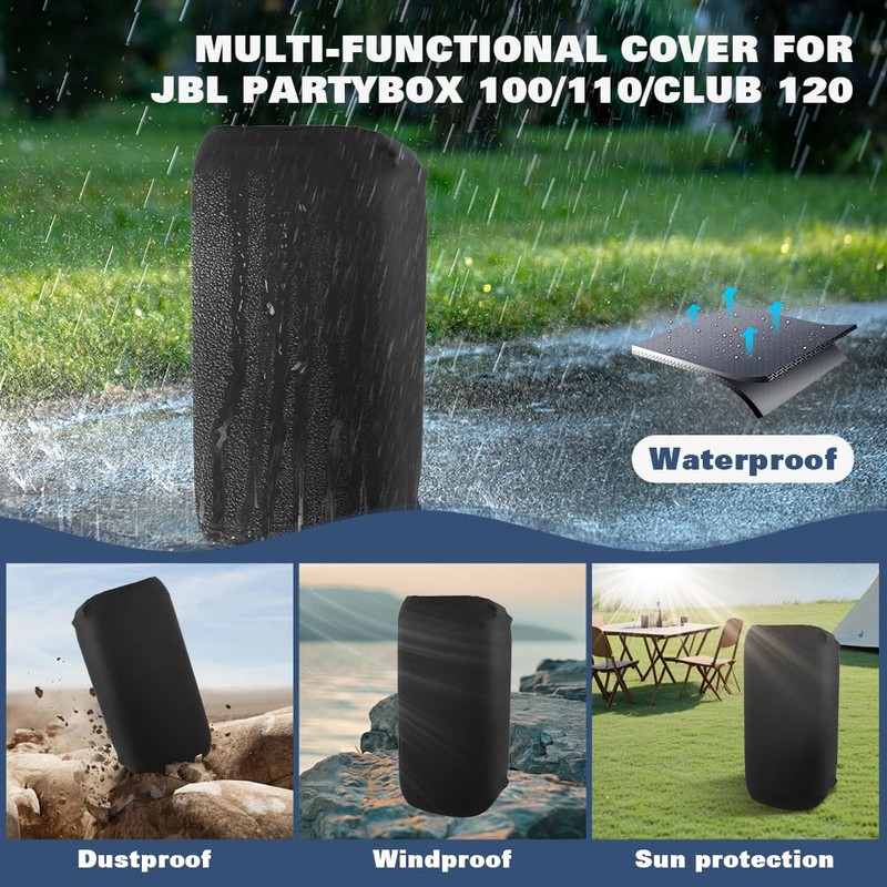 Xingsiyue Dust Case for JBL PartyBox 110/100/PartyBox Club 120 Portable