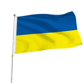 AISHITE Ukraine Flag 3x5 Ukraine Flag 150*90cm Outdoor Flag 3x5ft Flag Lawn Decor Garden Decor Ukraine Flag 3x5 Ft Flags