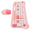 Wireless Keyboard and Mouse 2.4Ghz Connection Cute Keyboard Mouse Set