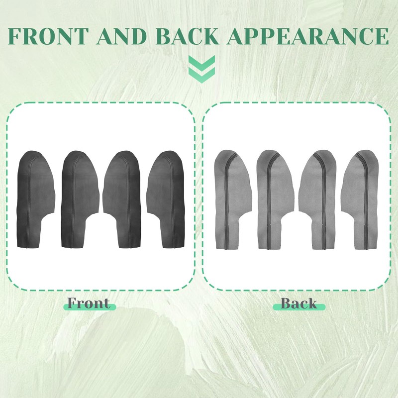 VKGUG 4PCS Door Panel Armrest Cover Replacement Compatible with Honda