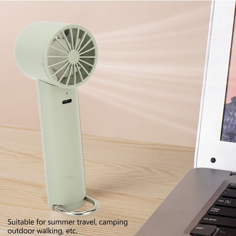 Handheld Fan USB Rechargeable Lightweight Portable Cute Comfortable Grip Mini