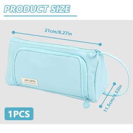 XJLyaya Pencil Case, Pencil Case, Girls Teenager Pencil Case, Pencil Case, sky blue, pencil cases