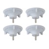 4pcs Elder Shower Chair Replacement Feet Large Suction Cups Rubber
