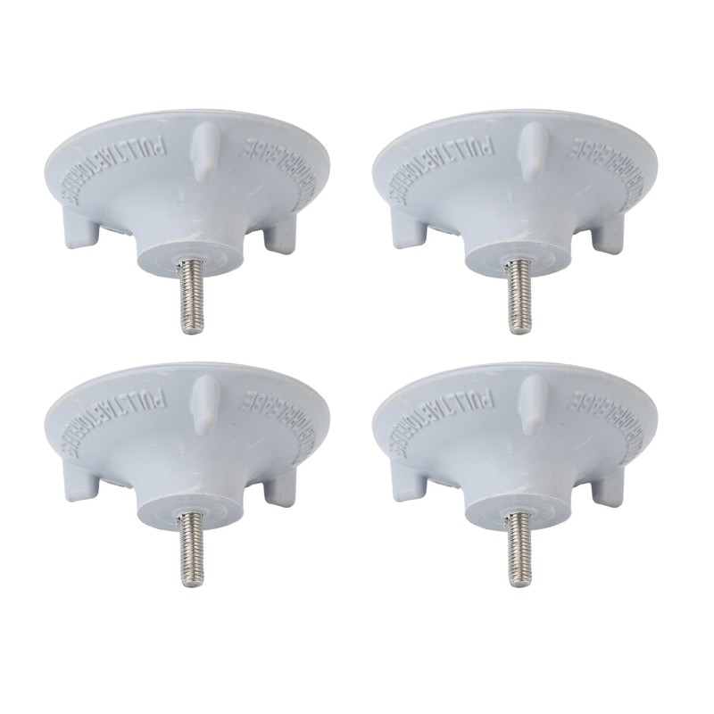 4pcs Elder Shower Chair Replacement Feet Large Suction Cups Rubber