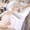 Lavabo inflable para lavar el cabello, ducha portátil para mesita