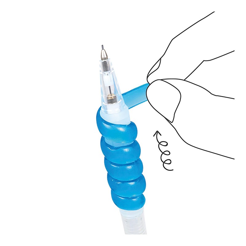 Kutsuwa Grip Punu Spiral Blue RB033BL