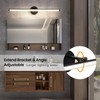 KAISITE Bathroom Vanity Light Over Mirror - 30 Inch Black