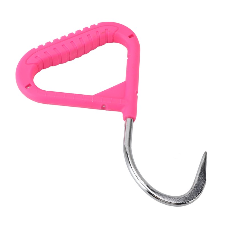 Pulp Hook Chrome Plated Steel Single Handed Comfortable Grip Log