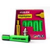 Eziglide Green Highlighters Pens, 10 Pack, Bold Green Highlighter Pens,