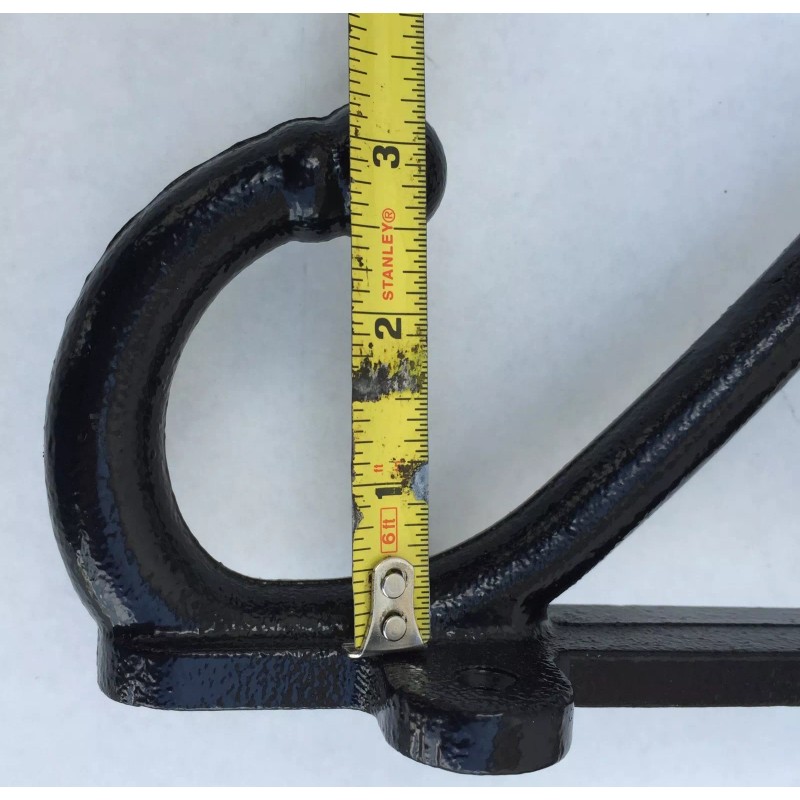 Amish Made New Heavy Duty Black Powder Coated Malleable Iron