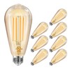 DAYBETTER 8 Pack Vintage LED Edison Bulbs, E26 Led Bulb
