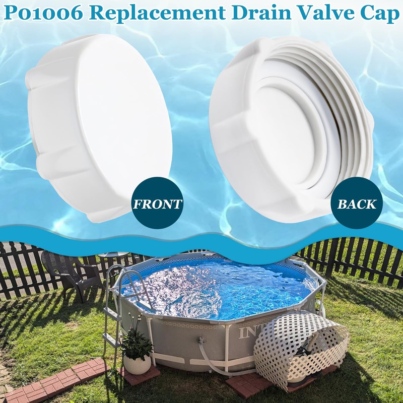 P01006 Replacement Drain Valve Cap for Coleman Swimming Pool Above