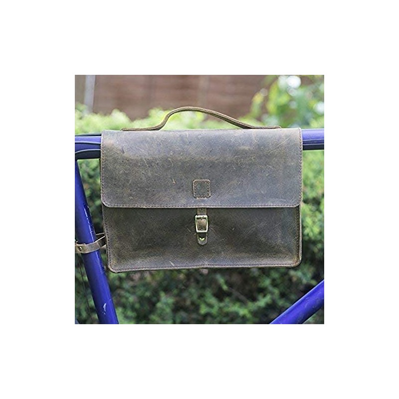 London Craftwork Satchel Bag for Bicycle Frame Real Leather Vintage