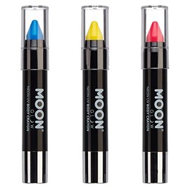 Face Paint Stick Body Crayon for the Face & Body by Moon Glow - Pansexual Set - Face Paint Makeup for Adults, Kids