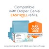 Diaper Genie Signature Pail (Grey) Includes 1 Easy Roll Refill