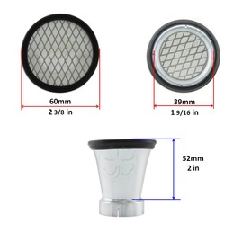 39mm x 52mm 4x Velocity Stack Carburetor Air Filter Intake Mesh